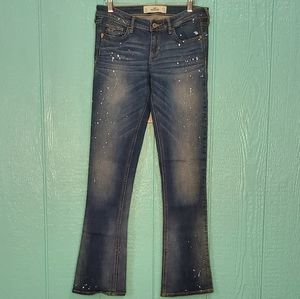 ♥️ HOLLISTER blue jeans size 5R w27 33L